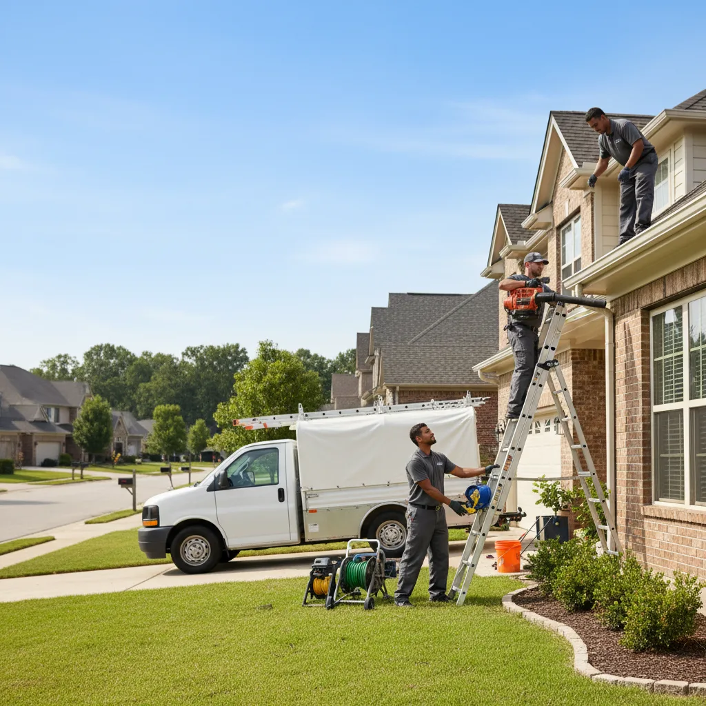 Home Gutter Service in Hitchcock, TX near me
